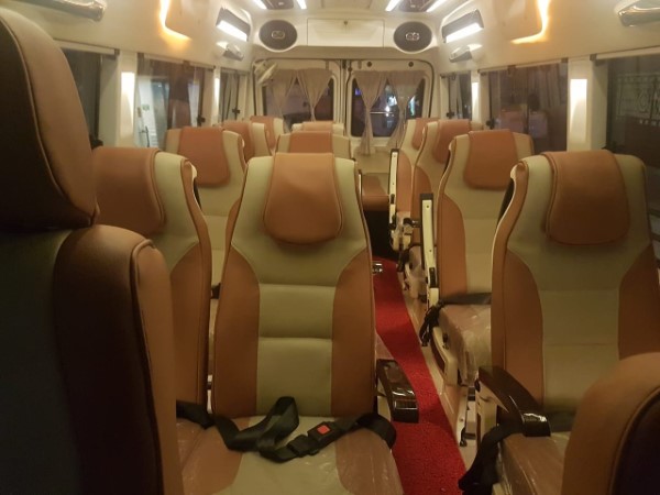  15 Seater Luxury Tempo Traveller in Delhi
